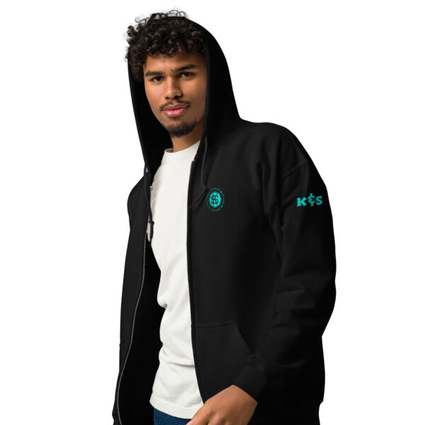 ,,COMPETITION“ Unisex K&S Zip Hoodie – Bild 3
