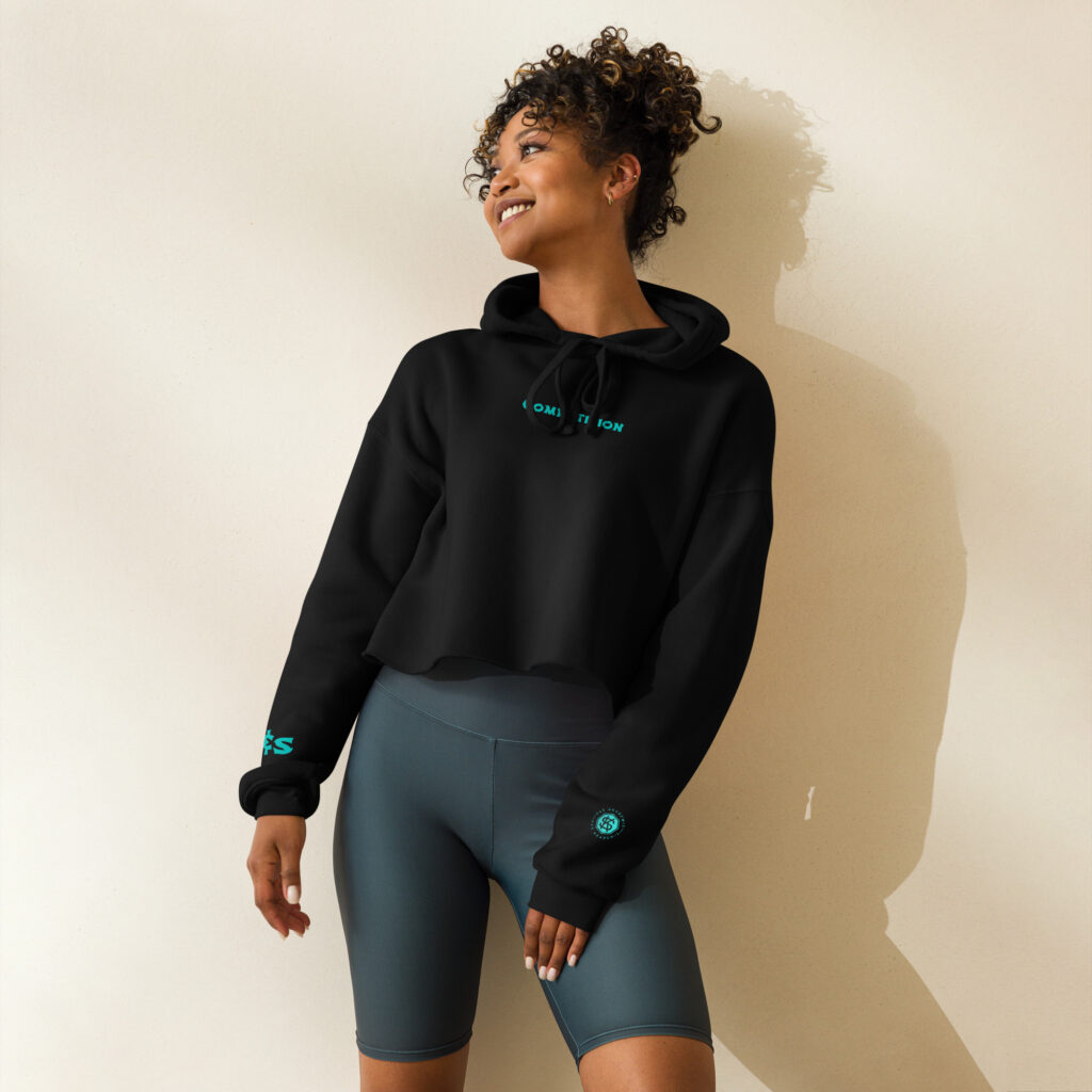 ,,COMPETITION" Women K&S Cropped Hoodie